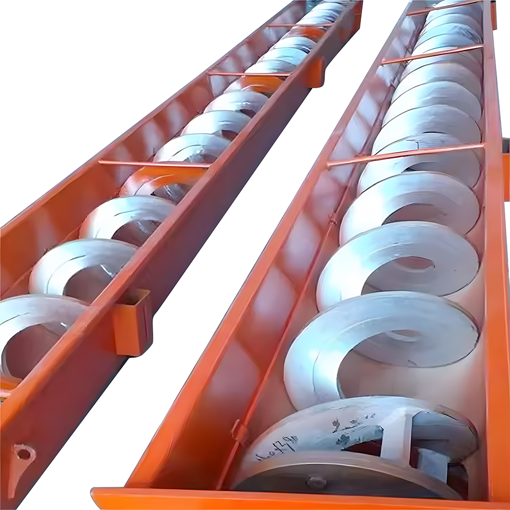 Customized Screw Conveyor Automatic Shaftless Screw Conveyor Tubular Winch Integrated Sludge Conveying and Filter Pressing Equipment For Transporting Sludge Powder and Granular Raw Materials