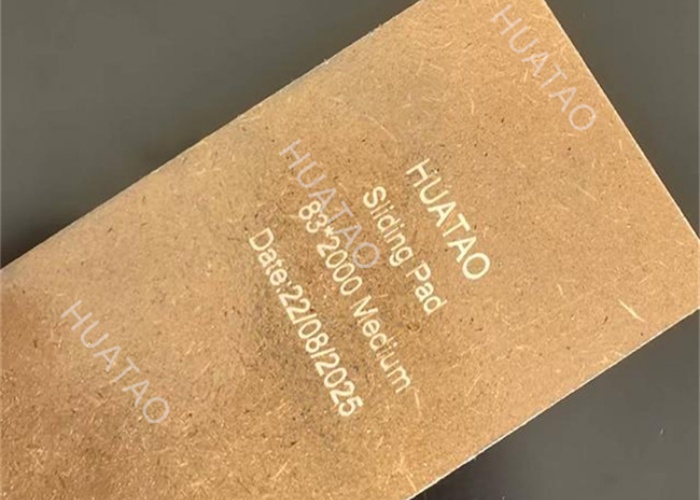 Black UHMWPE Anti Abrasion Slide Pad For Wood Panel Sanding Machine Conveying Support