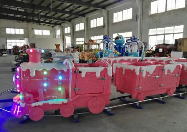 14 Kids Train Kiddie Ride Fiberglass Steel Material Standard 30M Length