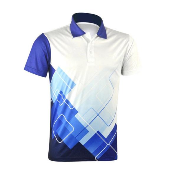 men's Custom Bowling Polo Shirts S-2XL solid colored Full Printed
