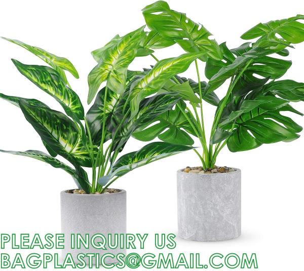 Fake Plants 16 Faux Plants Artificial Potted Plants Indoor for Home Office Farmhouse Kitchen Bathroom Table Shelf