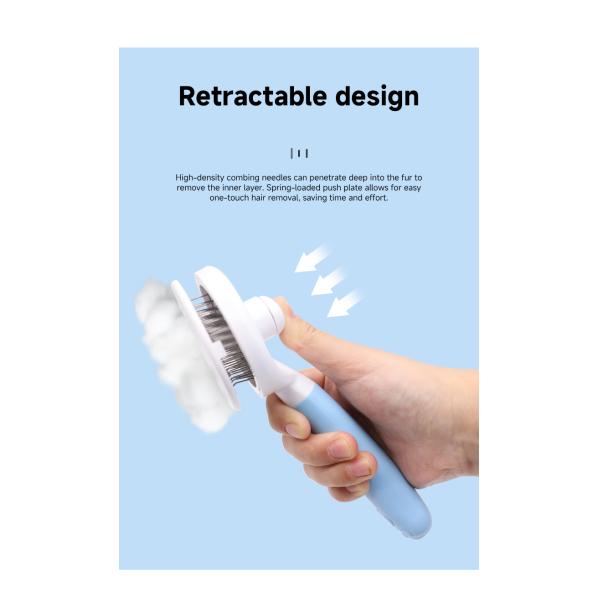 Grooming Pet Comb Brush Cat Paw Pet Hair Remover Stainless Steel Brushes Dog Cats