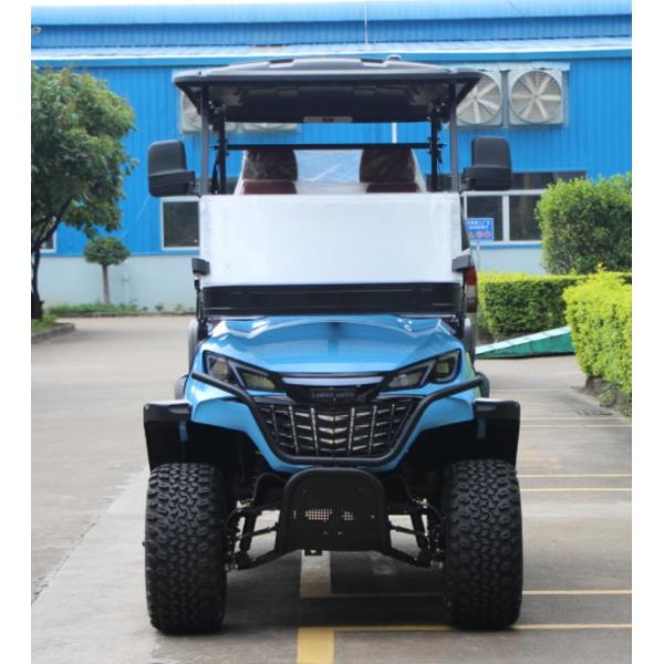 Comfortable Portable 4 Seater Golf Cart With Imported Electric Controller And Off Road Tires