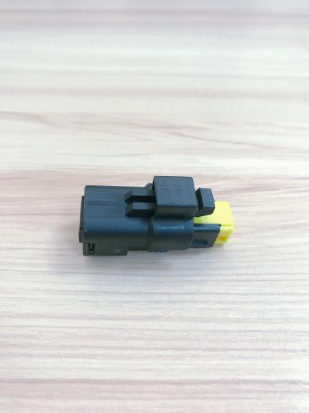 Black Waterproof Auto Wire Connectors / Waterproof Electrical Connectors 2 Wire