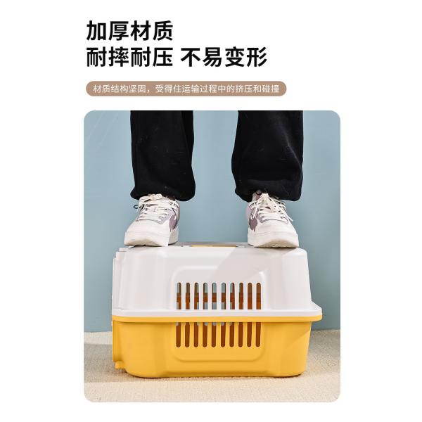 Comfortable Cat Outing Travel Box Metal Frame and Breathable Comfort for Adventures