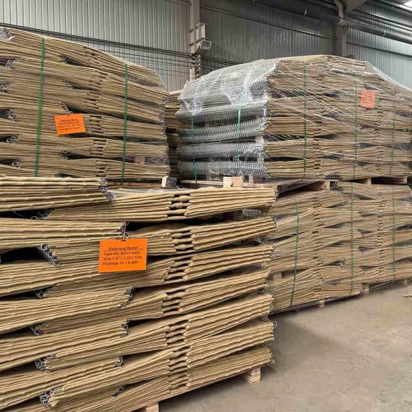 Hot Dipped Galvanized Hesco Barrier for Flood Control and Military Defense
