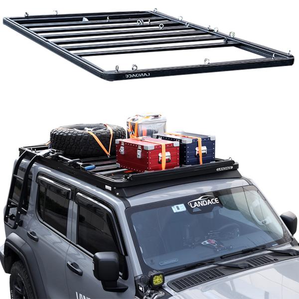 Aluminum Alloy Flat Roof Rack Mount Car Bracket for Jeep Tank 300 2270*1300mm Benefit