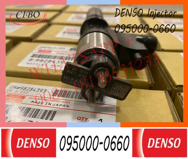 Fuel Injector DENSO ISUZU 4HK1 Engine Common Rail Injector 095000-0660 8982843930 8-98284393-0