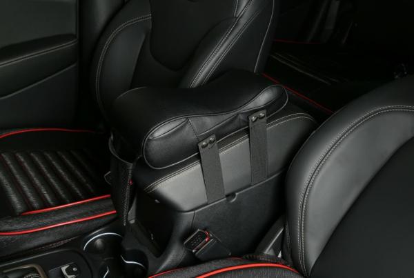 PU Leather Organizer Memory foam  Car Armrest Cushion