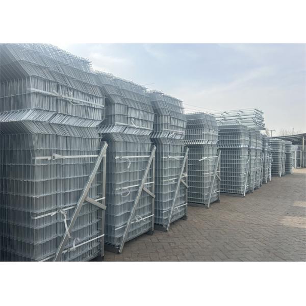 Triangle Wire Mesh Fence Panel With 50*200mm Mesh Hole For School / Garden