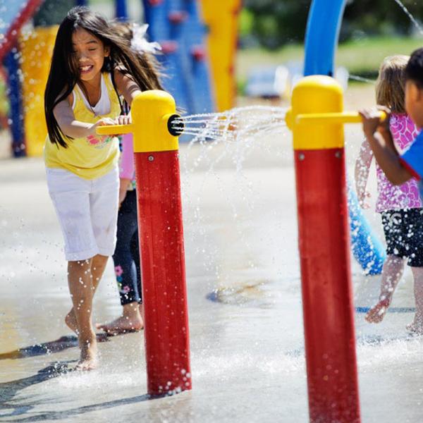 Children'S Kiddie Pool Splash Pad Hot Dip Galvanizing Water Splash Park