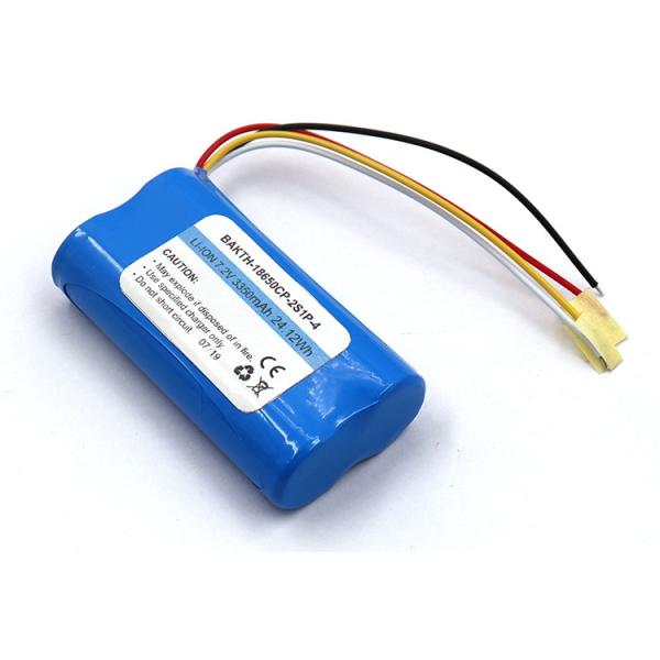 Batterie lithium-ion rechargeable à haute capacité 18650CP 2S1P 7.2V 3350mAh