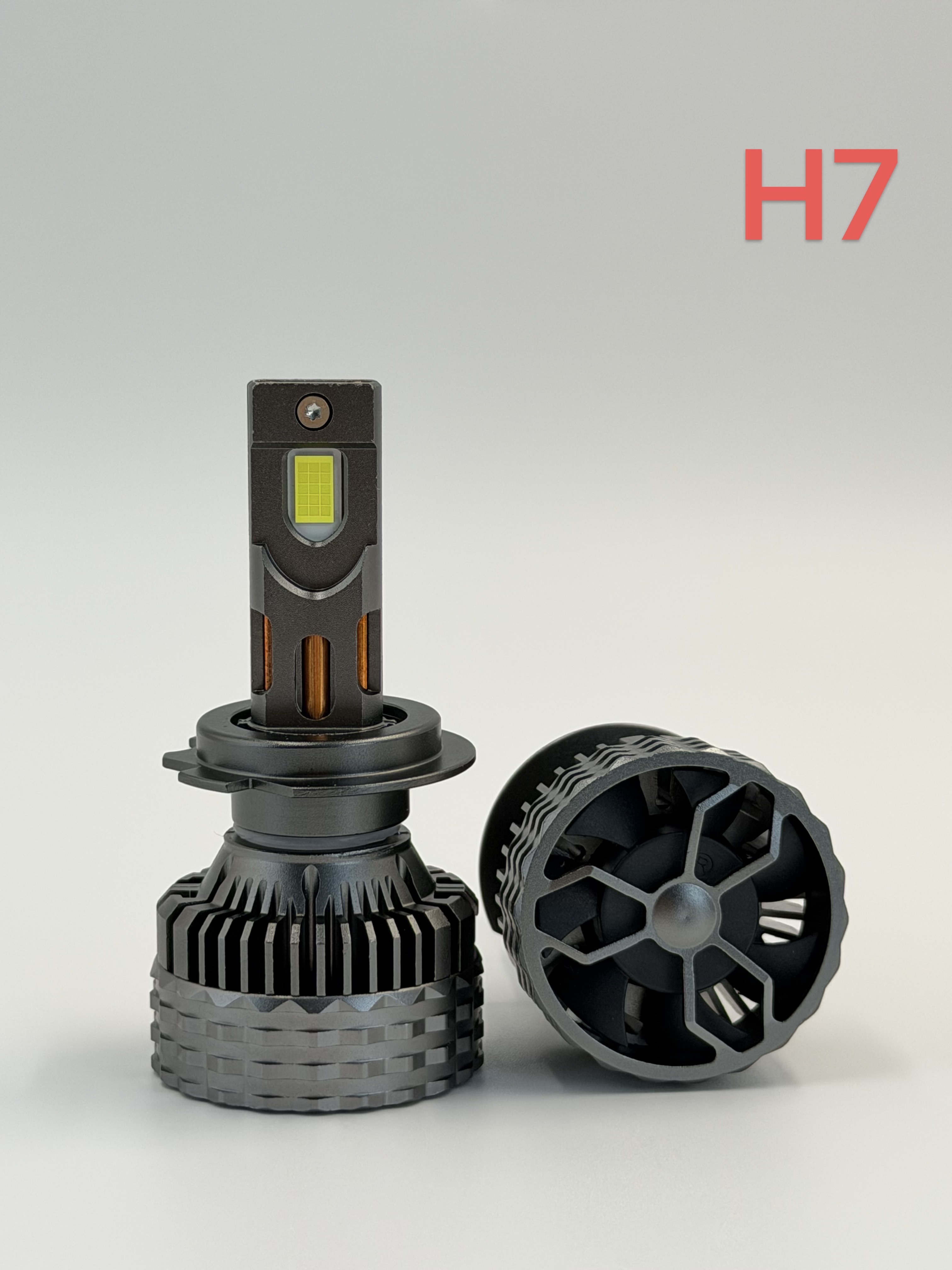 N80 H4 H7 9006 LED Headlight Bulb 6000K Car Headlamp Bulb Neutral Color 12V