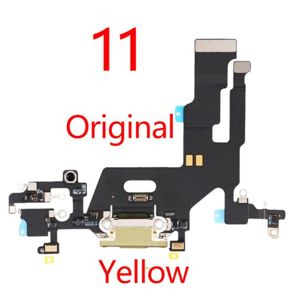 IPhone 11 Pro Max Mobile Charging Flex Cable Audio Replacement Purple / White