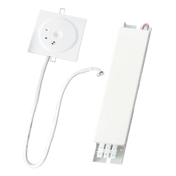Custom IP45 Non Maintained 1W LED Rechargeable Emergency Lamp PC Plate