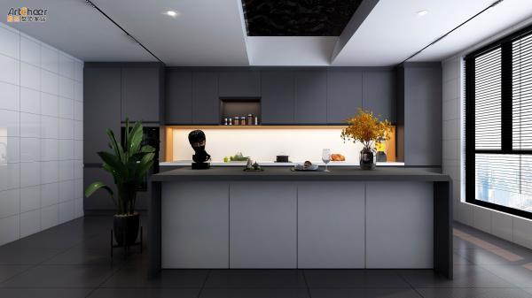 Hidden Hinges and Durable MDF Small Size Door for Smart Kitchen Pantry Cabinet Storage