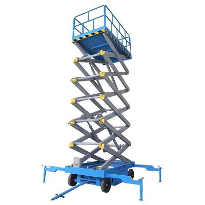 Outdoor 18m Scissor Lift 300kg Load Lightweight Scissor Lift