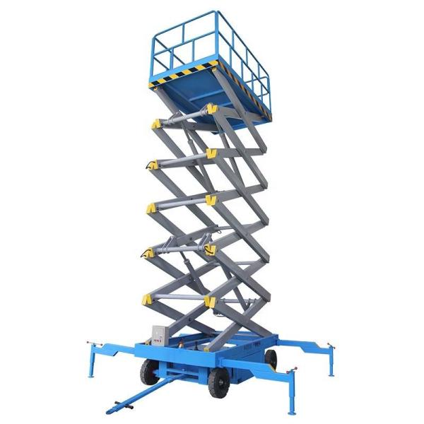 2T Mobile Scissor Lift 6 Meter Industrial Scissor Lift Aerial Work Platform