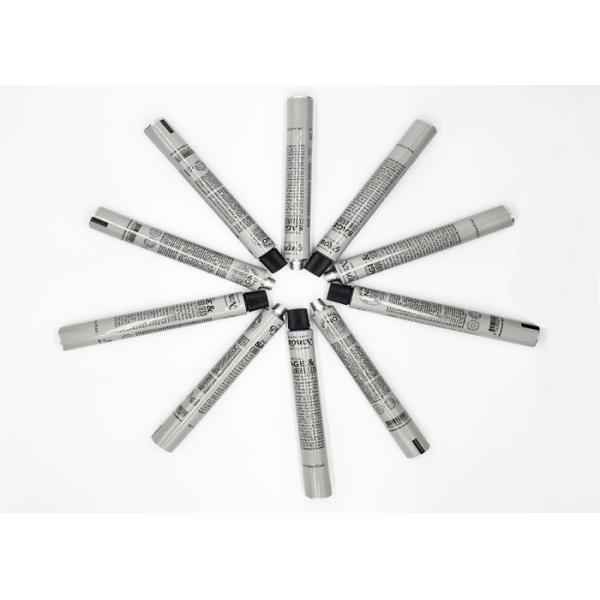0.42OZ 12ML Cosmetic Tube Packaging , M9 Screw Lip Balm Aluminium Tube Packaging