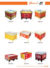 Таблица промотирования супермаркета покрытия порошка, стойка дисплея промотирования