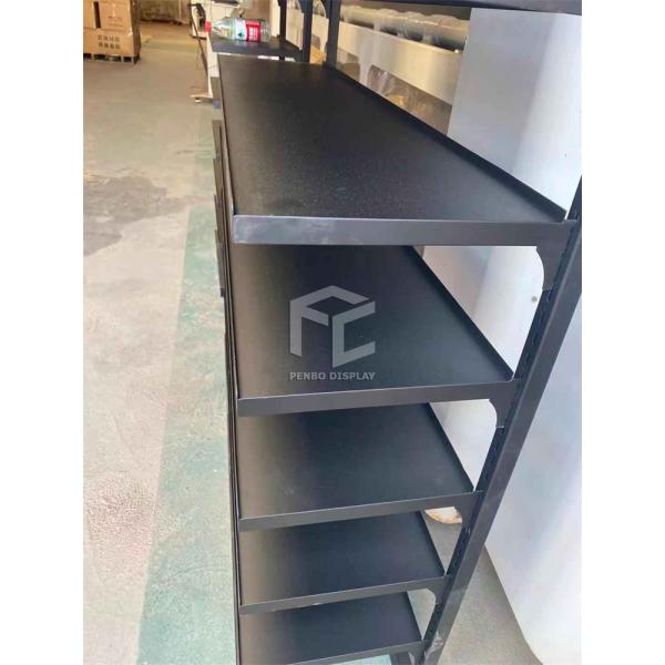 Plaquez le jet d'ODM de meubles de magasin de fumée de fer peint