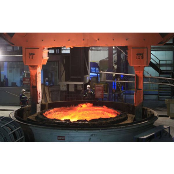 Ladle Refining Furnace with Tubular Water-Cooled Lid Electrode Lifting Mechanism and Energy-Saving Large Current System