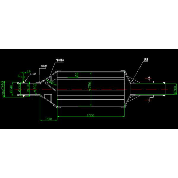 печь обслуживания электрической жары 100КВ, роторная печь термической обработки для топления грязи