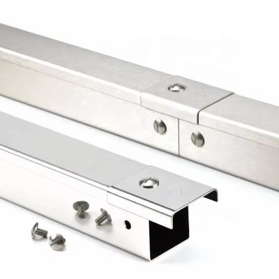 Compatible With Various Cable Types Trough Cable Trays for Wall Mount Installation Width 50-1300mm