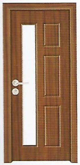 AB-GM6004 PVC-MDF glass door