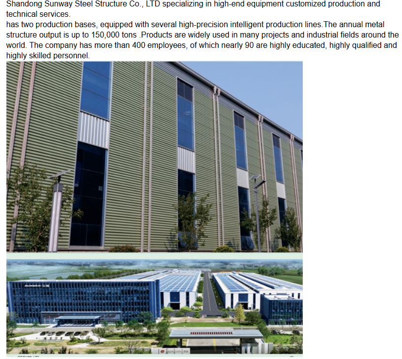 Stud Welded H Shaped Steel Column Structure On Concrete Building Construction