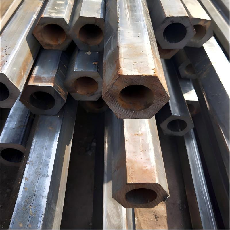 Carbon Steel Hexagonal Tube Custom Size Hollow Hexagonal Steel Tube For Mechanical Engineering