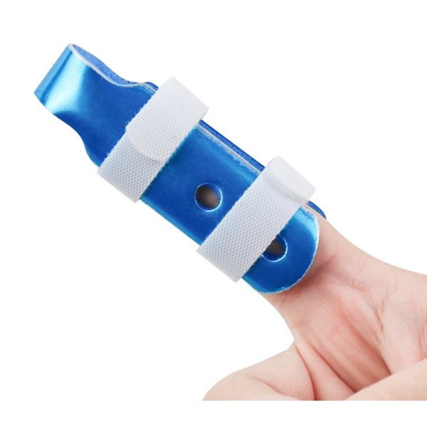 Aluminum Finger Splint Adjustable Support for Fractures Sprains Mallet Finger