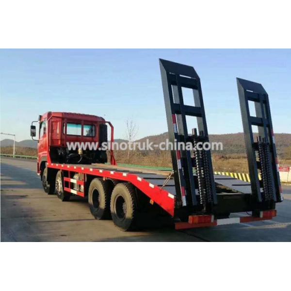 12 Wheels Flatbed Tow Truck Wreckers / Heavy Duty Commercial Trucks With Platfrom