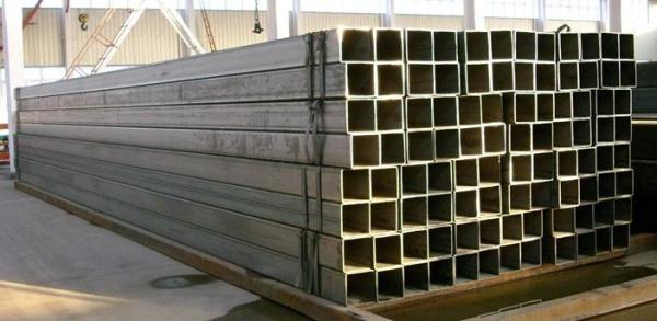 Cold Rolled Square ERW Hollow Steel Pipe & Tubes Welded Black Waterproof