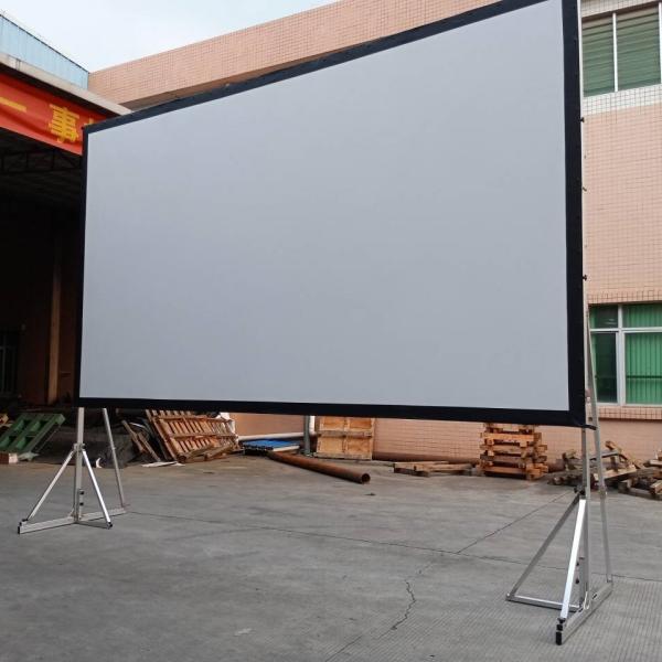 16:9 300inch Fast Fold Heavy-duty Rear&front Projection Screen With Full Dress Kit And A Fly Case