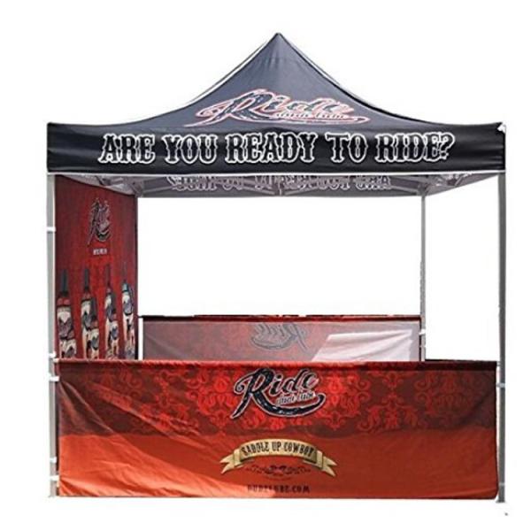 Small Marquee Pop Up Tent 3x3 Anti UV Fabric With Highly Attached Velcro