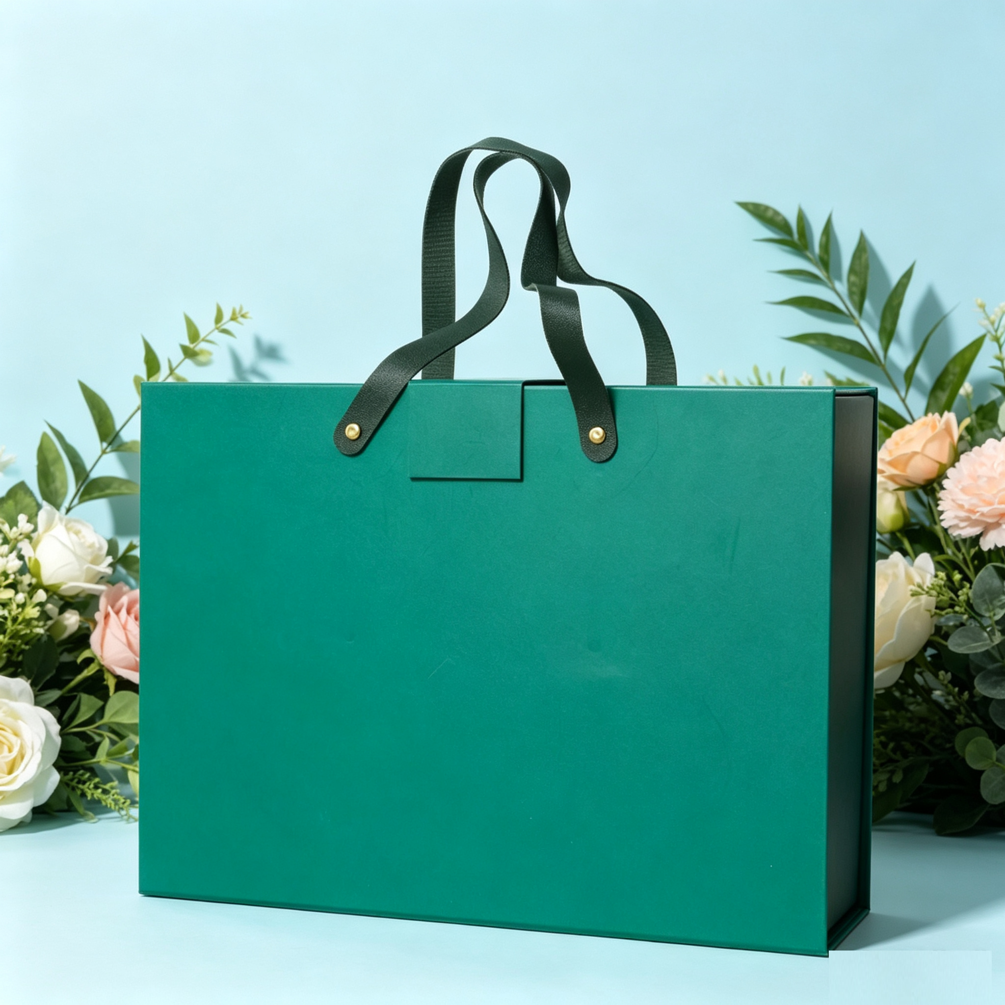 Eco-Friendly Flat Shipment Foldable Rigid Shopping Bag, Heavy Duty, Reusable Paper Gift Packaging, Magnetic Closure, Factory OEM ODM, Custom Made for Cosmetic, Jewelry, Presents, Perfume