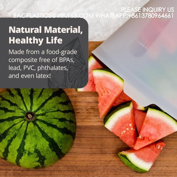 Microwave Dishwasher Safe, Leak-free, Bundle Pack Bowls, Reusable Silicone Clear Bowls