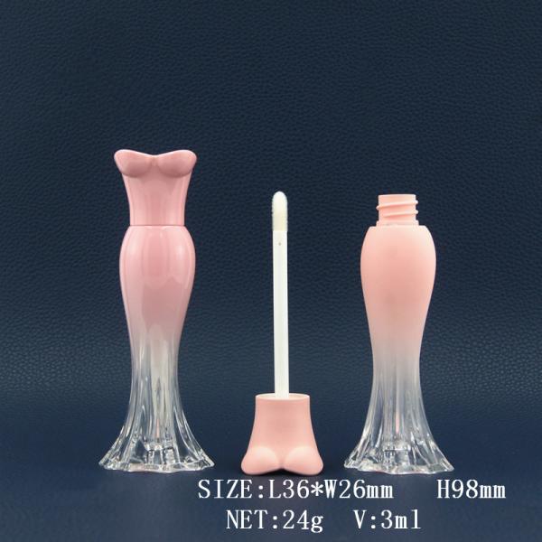 Skirt Mermaid Gradient Rose Gold Empty Lip Gloss Tube 3ml