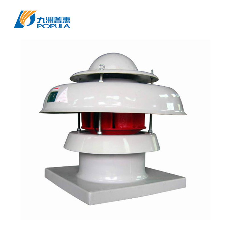 High Pressure Roof Mounted Centrifugal Fan Corrosion Resistant FRP Centrifugal Roof Fan