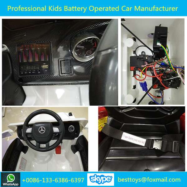 2016 New Model Cheap Price Approved By CE EN71 Mercedes Benz Kids Electric Car Kids Four Wheels Children Toys Car