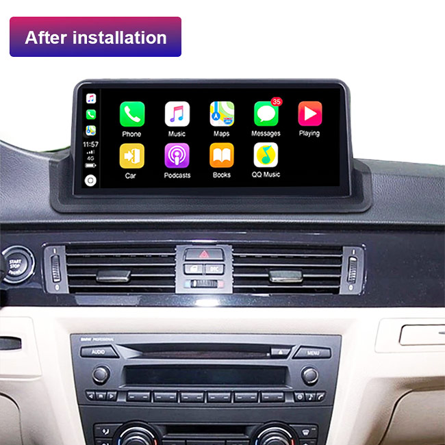 128GB 3 Din 42V рекордера радио андроида BMW Sat Nav серии одиночных