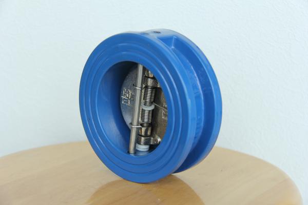 Dual Plate Industrial Check Valves ANSI 150LB JIS 10K PTFE Lined Disc