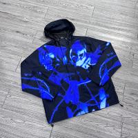 Windproof Custom Dtg Print Windbreaker For Men Lightweight Zipper Nylon Track Work Digit Print Streetwear Casual Jacket