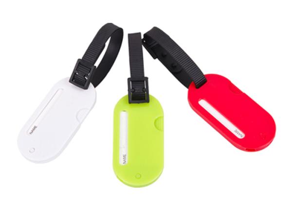 Customized Size Travel Luggage Accessories Plastic Luggage Tag For Trip