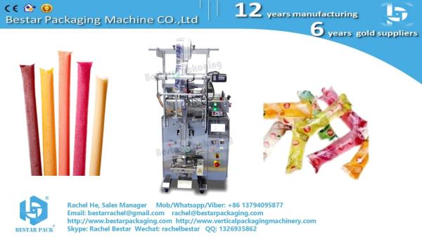 Ice lolly making machine [Bestar] automatic liquid filling packing machine