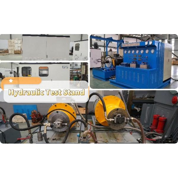 Compact 110 Kw Hydraulic Test Stands for Excavators with Clear Pipeline Connection