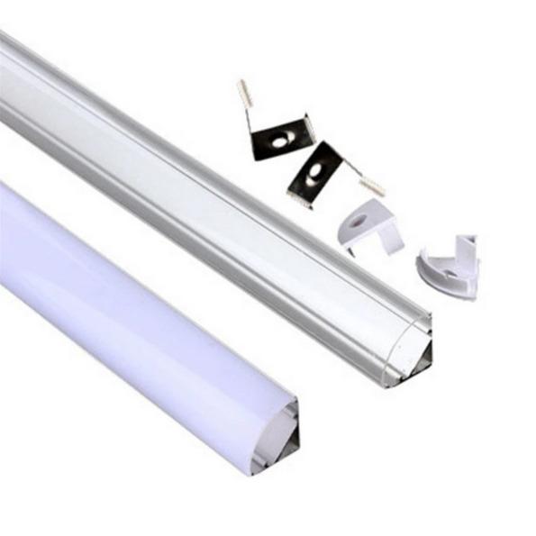 Width 10mm 2835 Led Strip Aluminum Channel PVC V Shape Led Channel