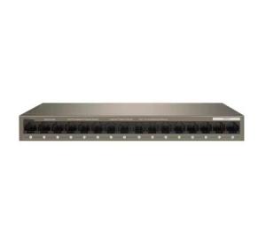 TEG1016M 16ポート ギガビット スイッチ スピード 企業レベルのエンジニアリングモニタリングネットワークのための 1000Mbps の無線通信速度