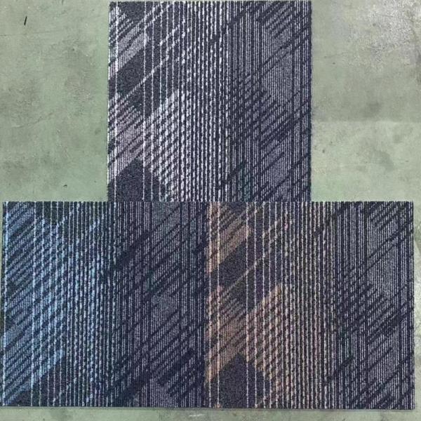 5-Star Hotel Square Nylon Printed Carpet Tiles Made by Nylon with PE Modular Backing